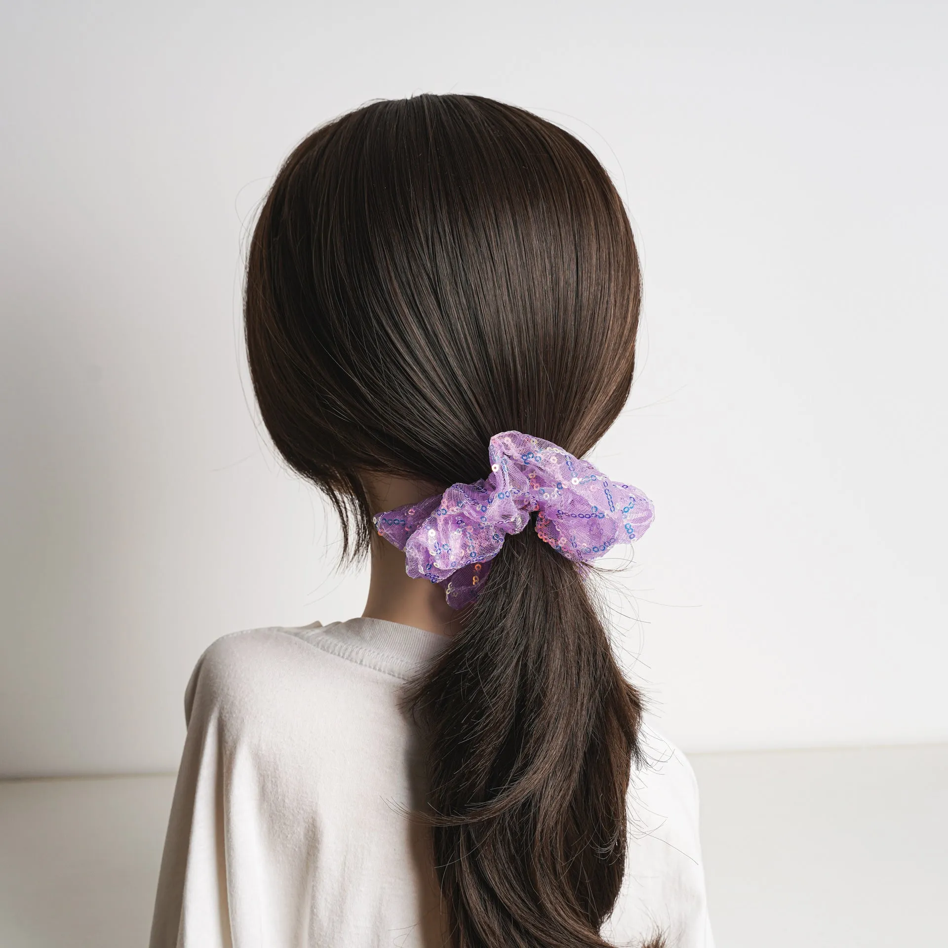 5pcs Girl Hair Band Purple Little Daisy Hair ring