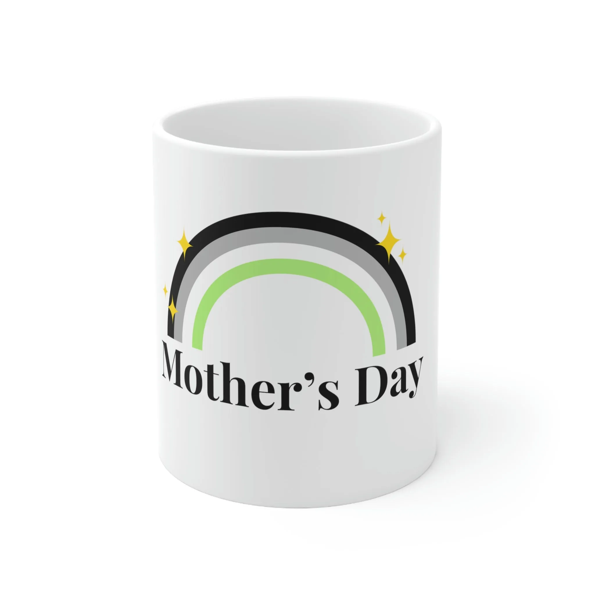 Agender Flag Ceramic Mug  - Mother's Day