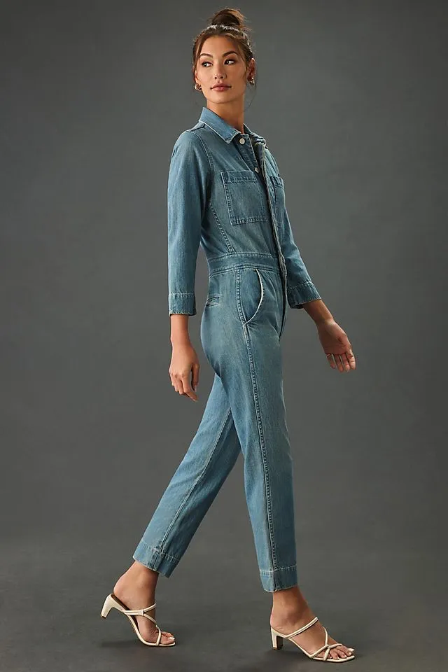 AMO Skip denim overalls, indigo