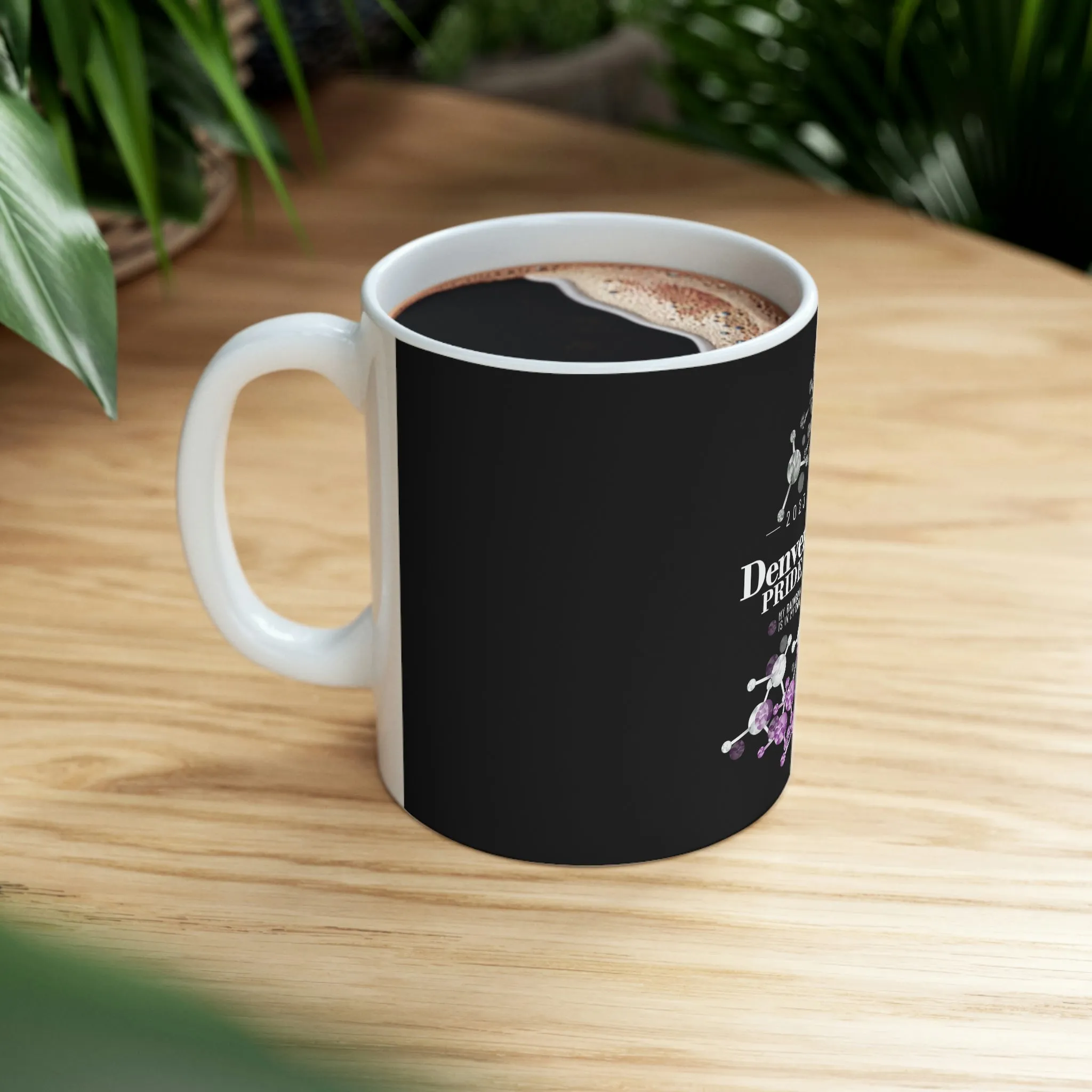 Asexual Flag Ceramic Mug Denver Pride - Rainbow Is In My DNA