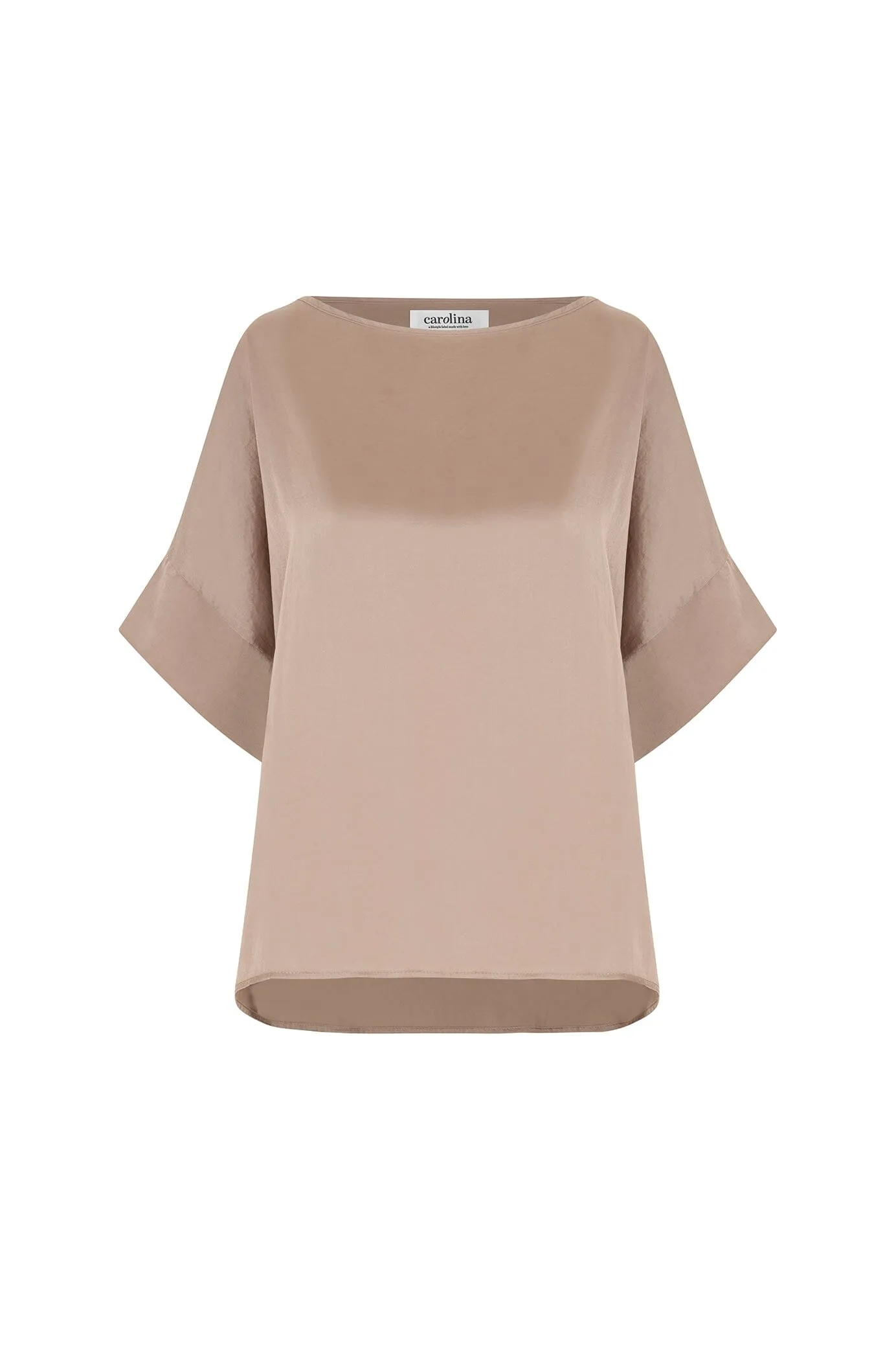 Bianca Short Sleeve Top Almond