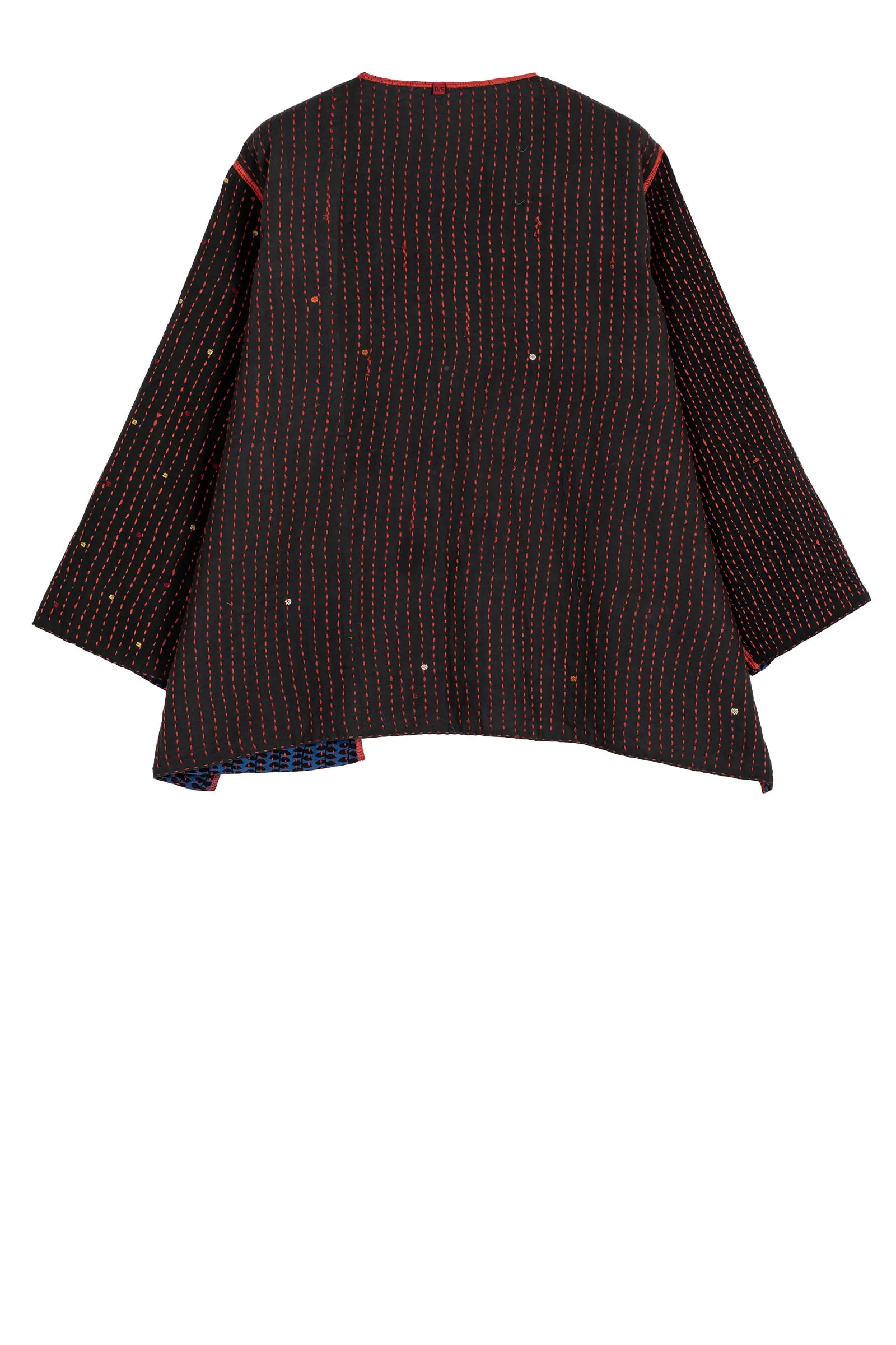 BLUE PRAIRIE BBK KANTHA A-LINE SHORT JACKET