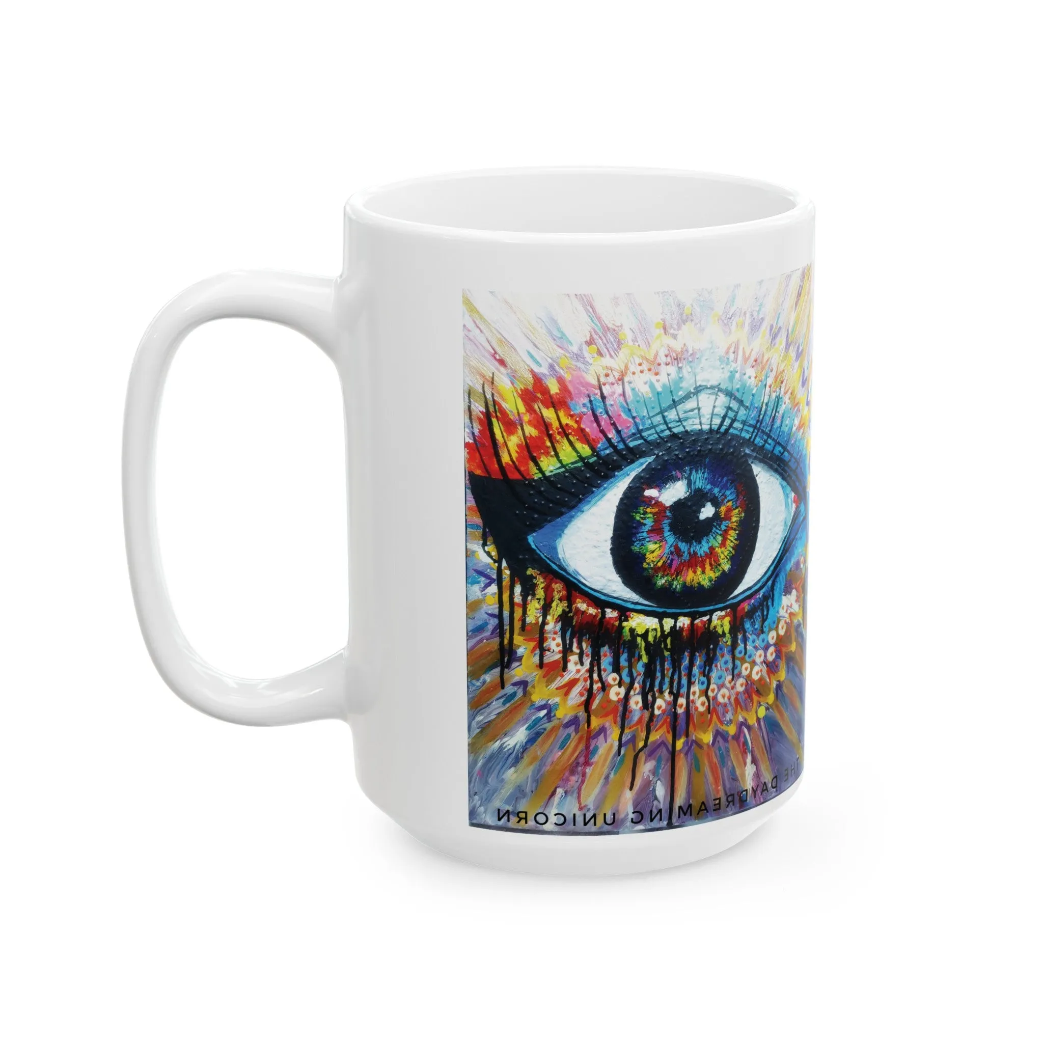 Ceramic Mug, (11oz, 15oz) Artwork Eye of the Soul