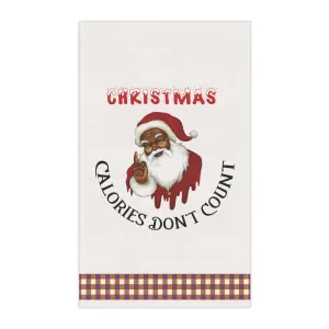 Christmas Kitchen Towel - Christmas Calories Don't Count