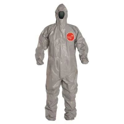 DuPont™ Tychem F Coveralls with attached Hood, , Large, TF145T-LG-TV