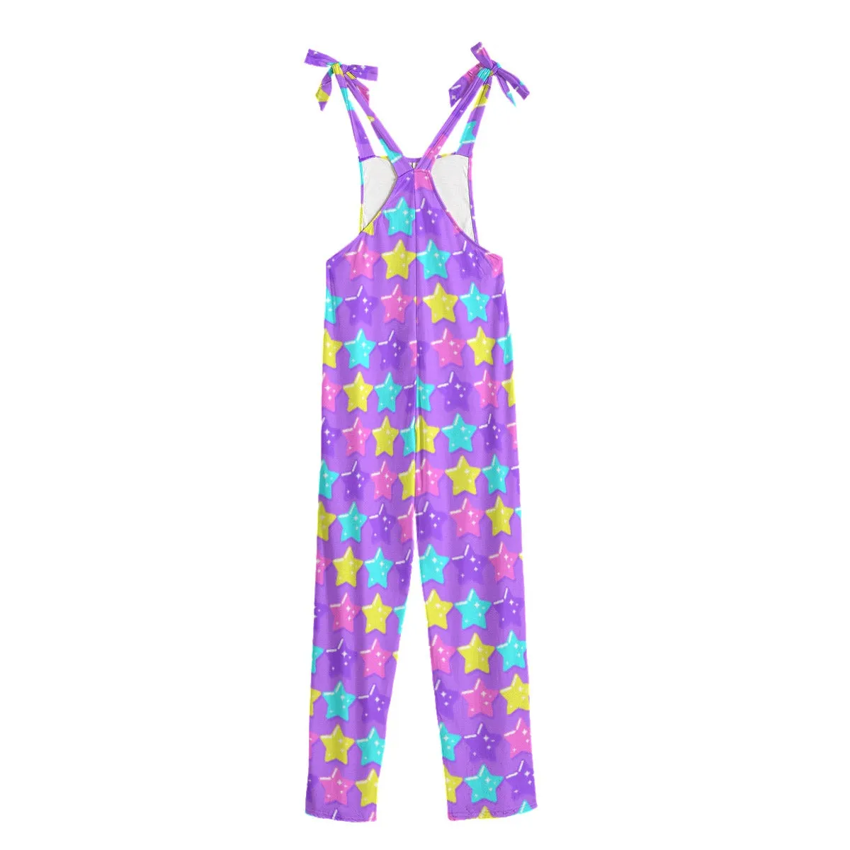 Electric Star Wave Purple Jumpsuit Overalls