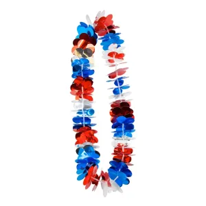 GB Hawaiian Lei Metallic Union Jack Flag Party Garland