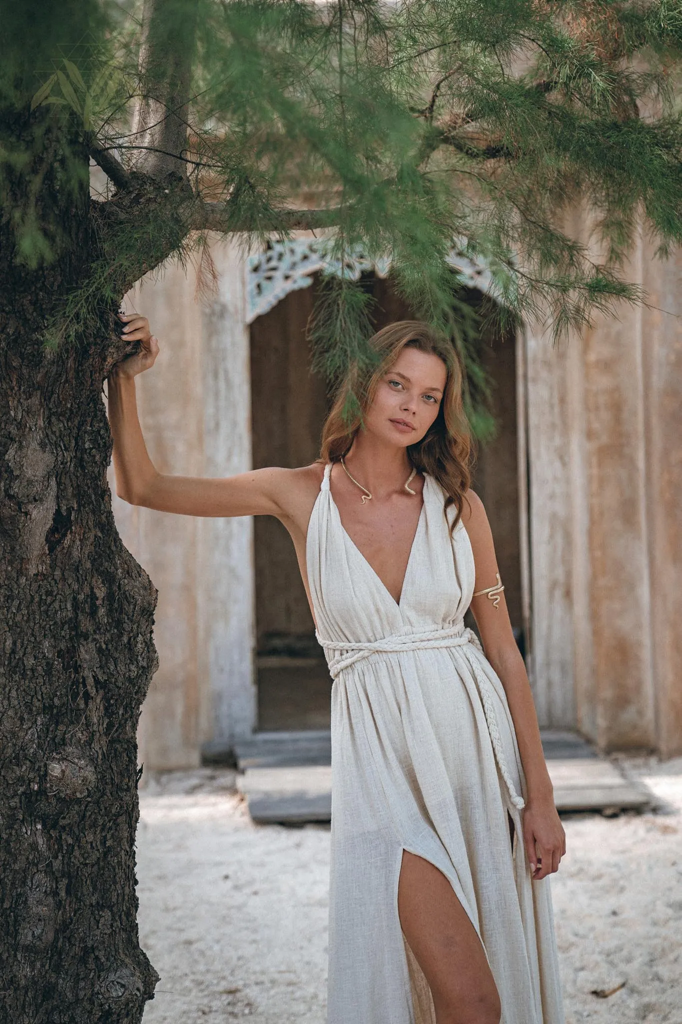 Greek Goddess Dress • Simple Wedding Dress • Organic Cotton Bridesmaid Dress