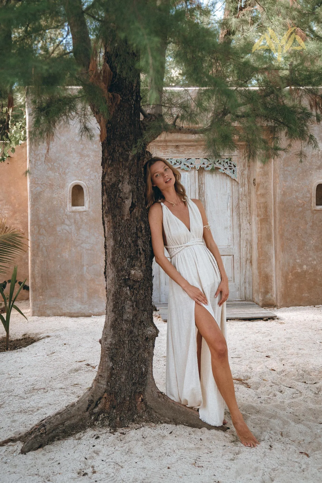 Greek Goddess Dress • Simple Wedding Dress • Organic Cotton Bridesmaid Dress