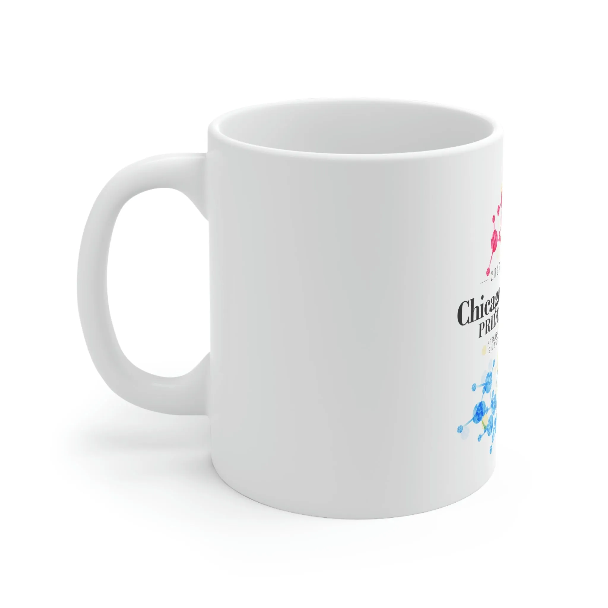 Pansexual Flag Ceramic Mug Chicago Pride - Rainbow Is In My DNA