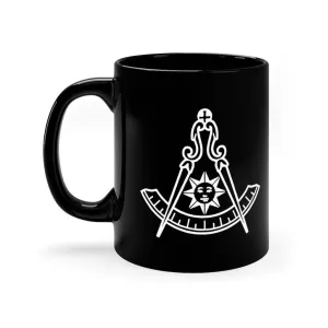 Past Master Blue Lodge California Regulation Mug - Black