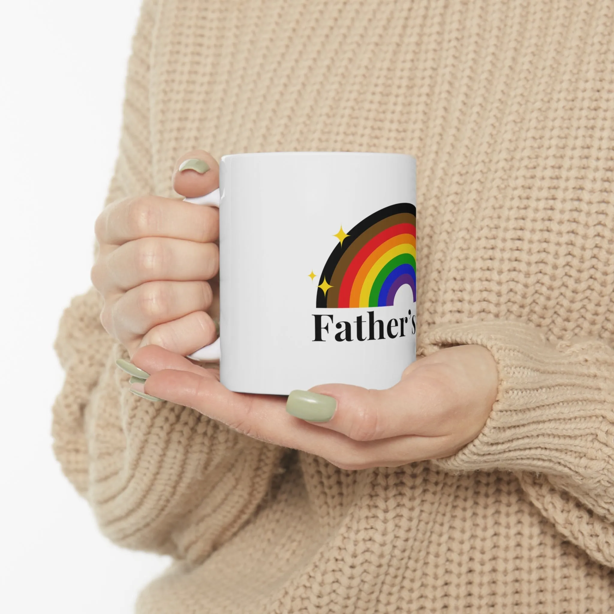 Philadelphia Pride Flag Ceramic Mug - Father's Day