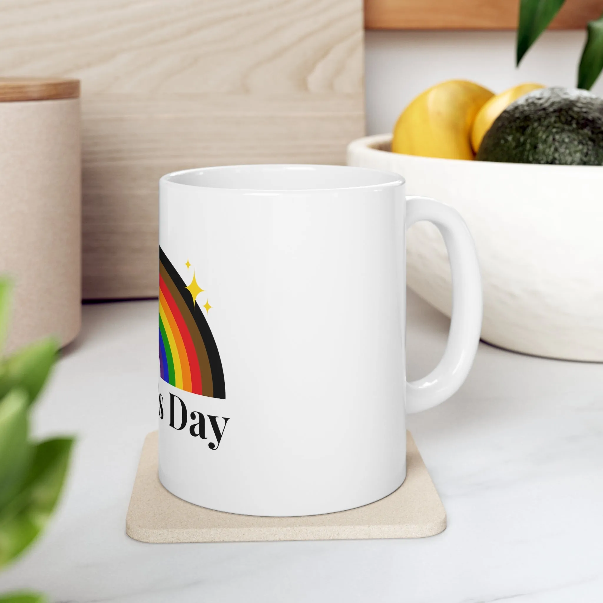 Philadelphia Pride Flag Ceramic Mug - Father's Day