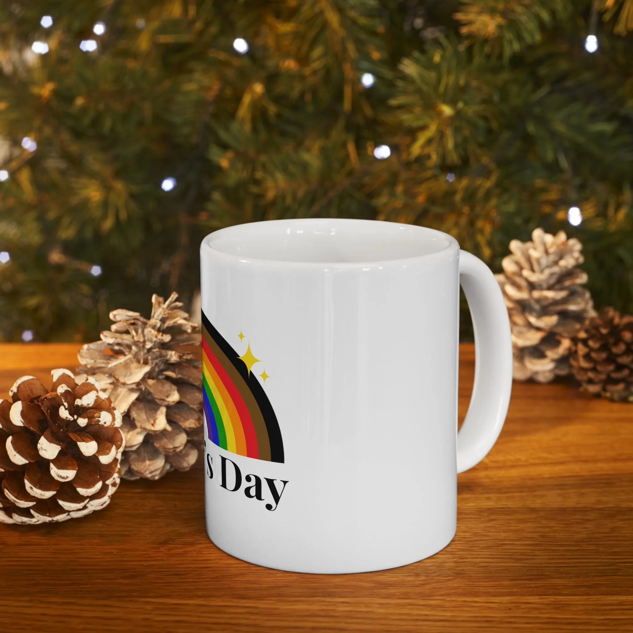 Philadelphia Pride Flag Ceramic Mug - Father's Day