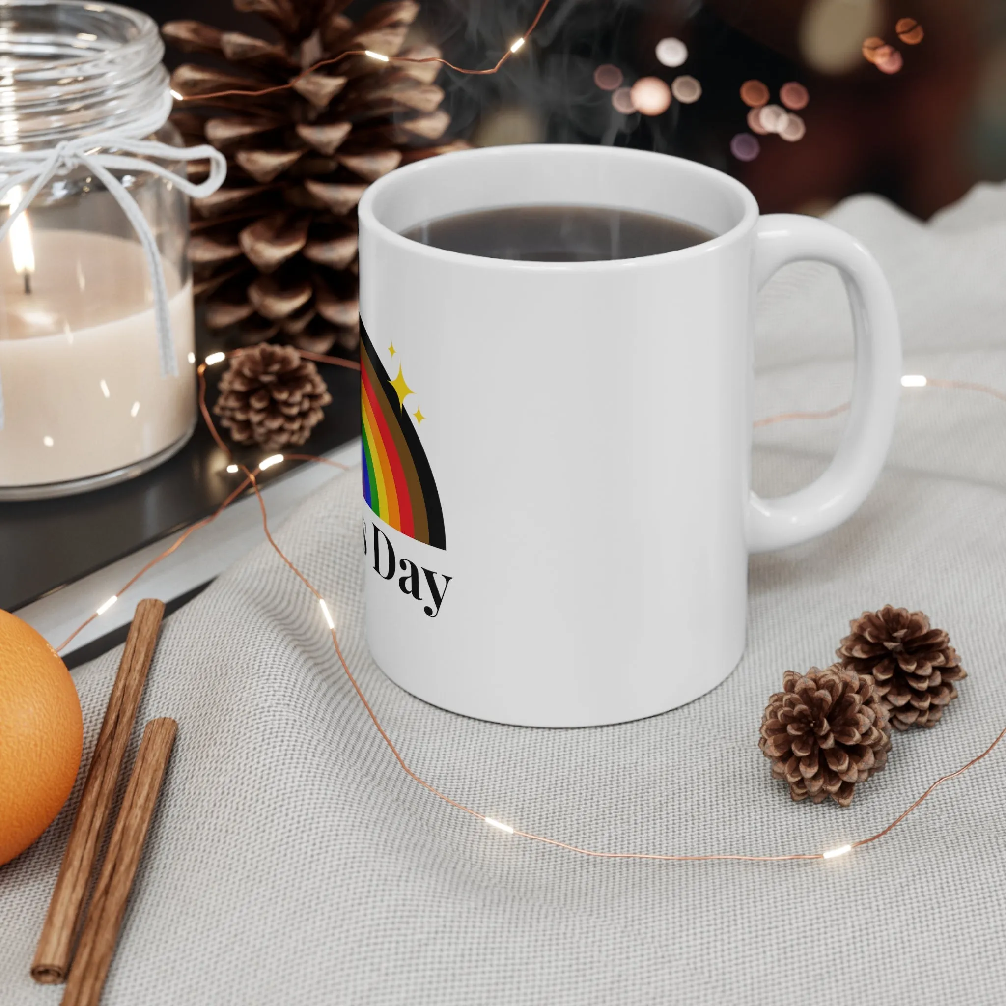 Philadelphia Pride Flag Ceramic Mug - Father's Day