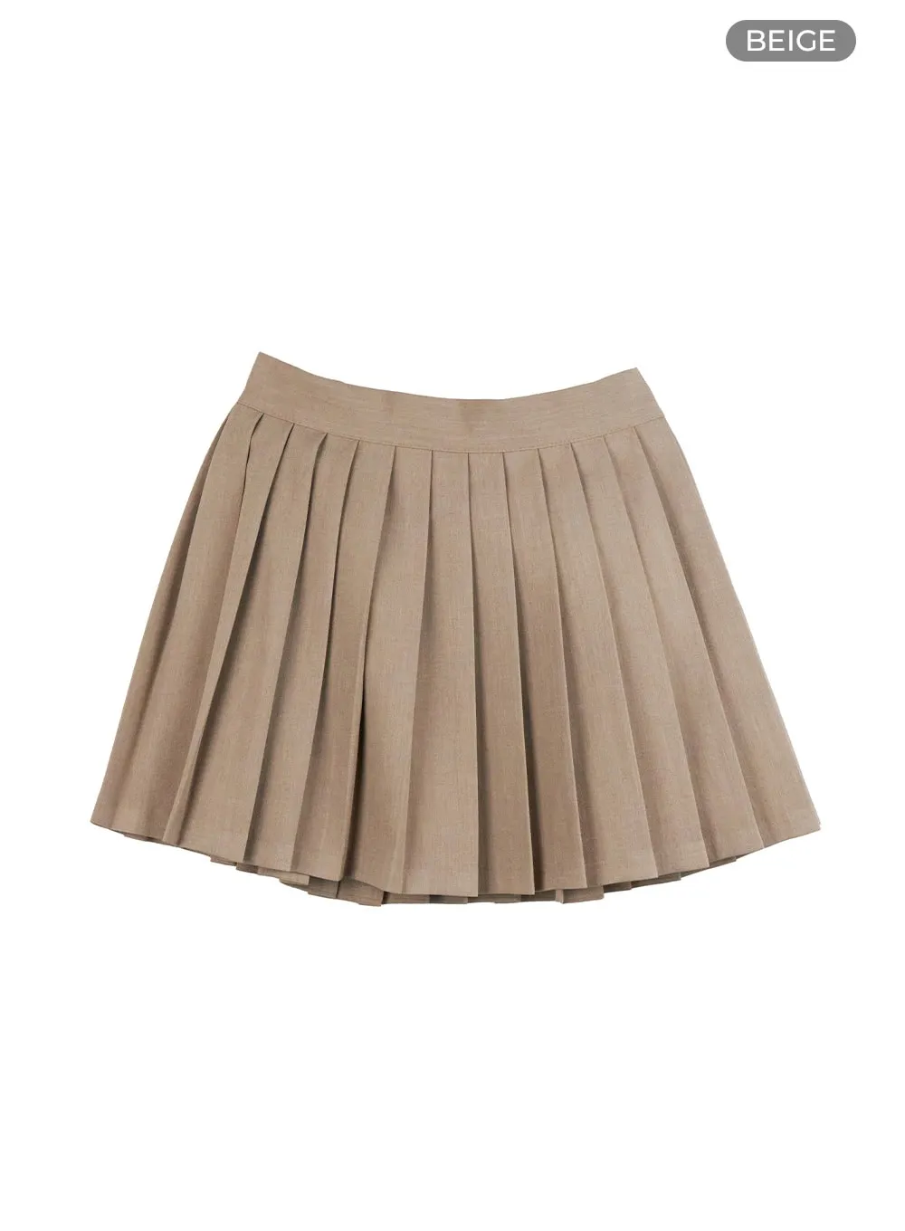 Pleated Mini Skirt IS402