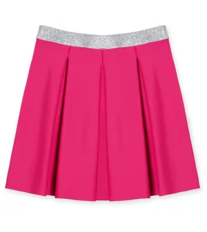 Pleated Scuba Skirt