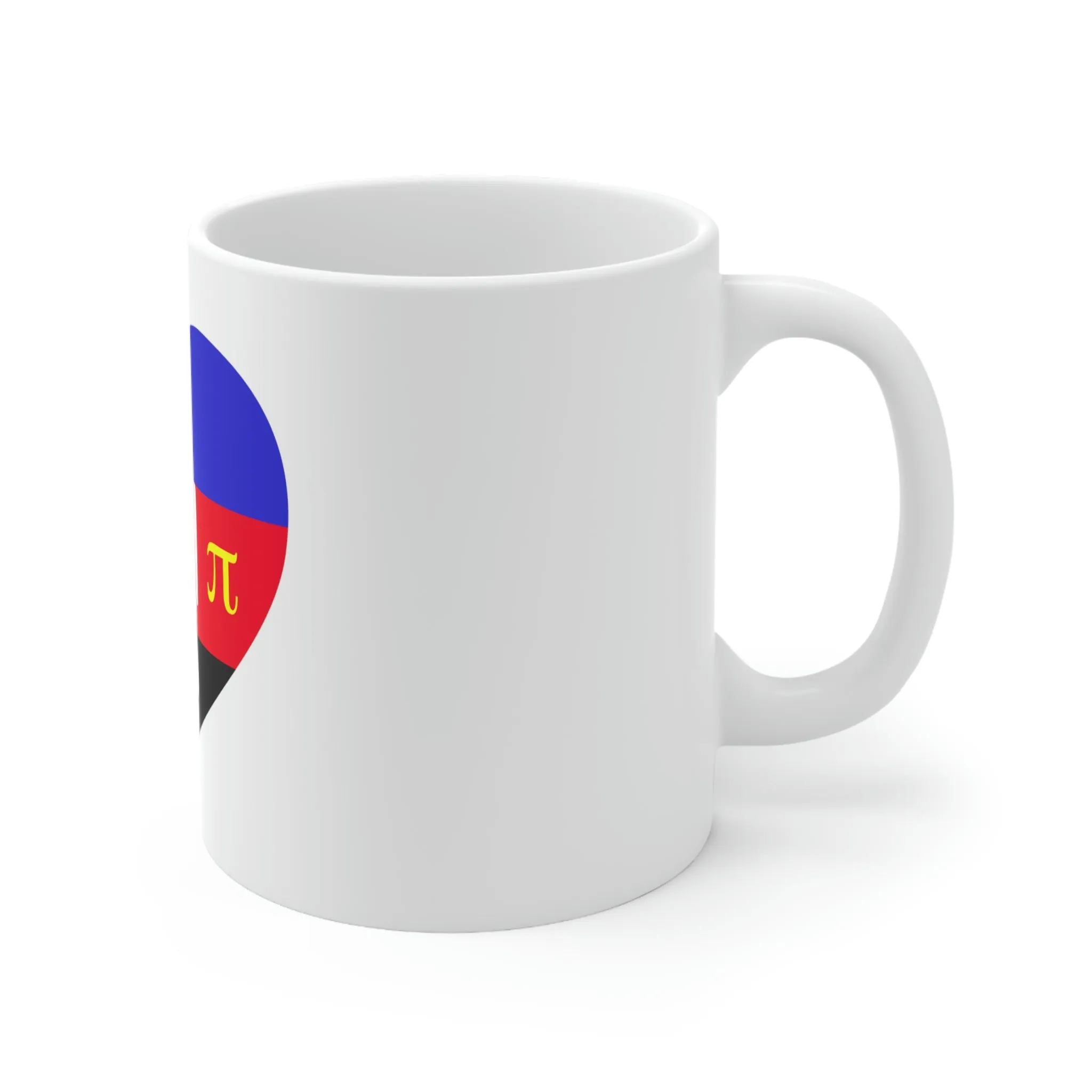 Polyamory Flag Ceramic Mug  - Free Mom Hugs