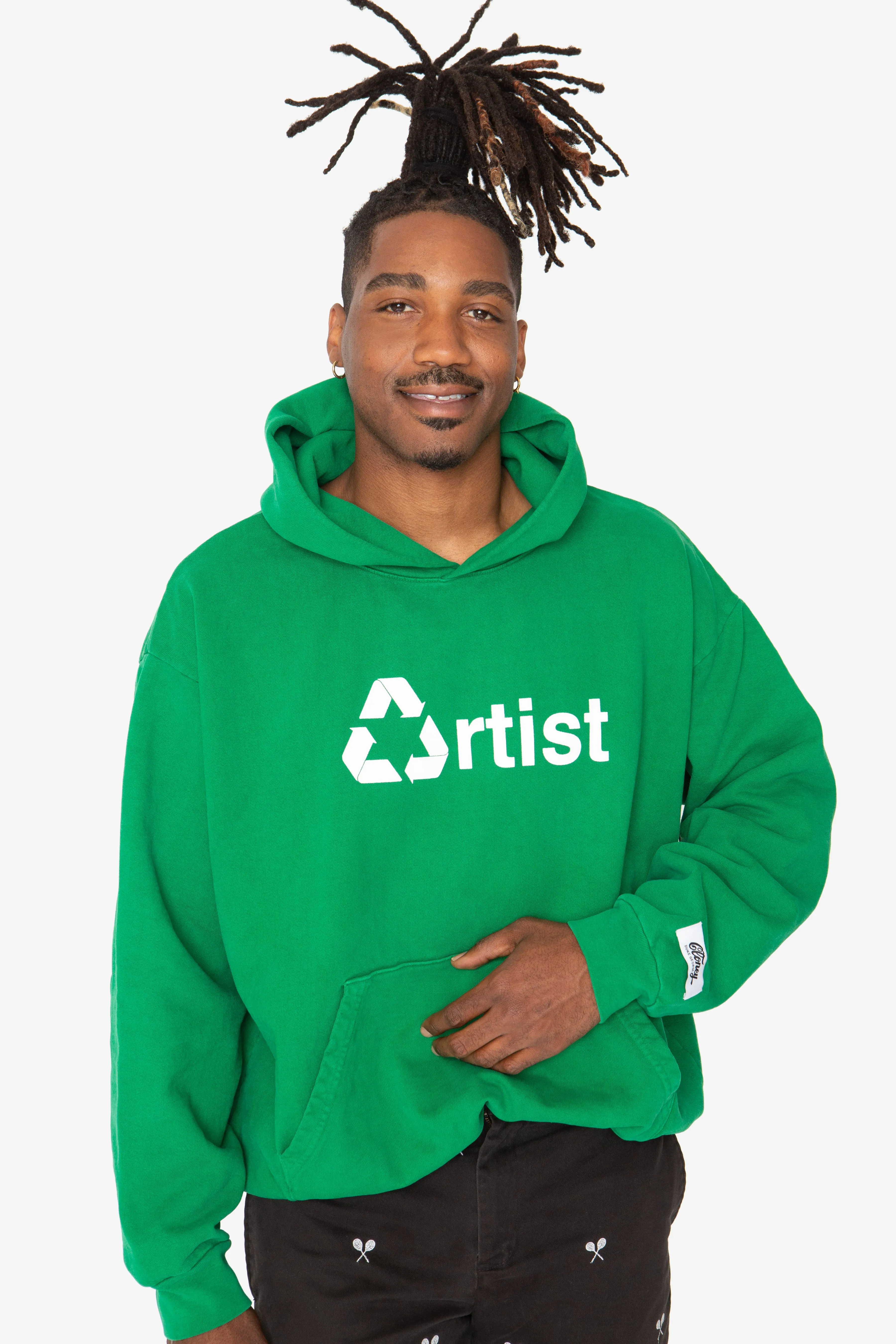 Recycled Artist Hoodie Sweatshirt