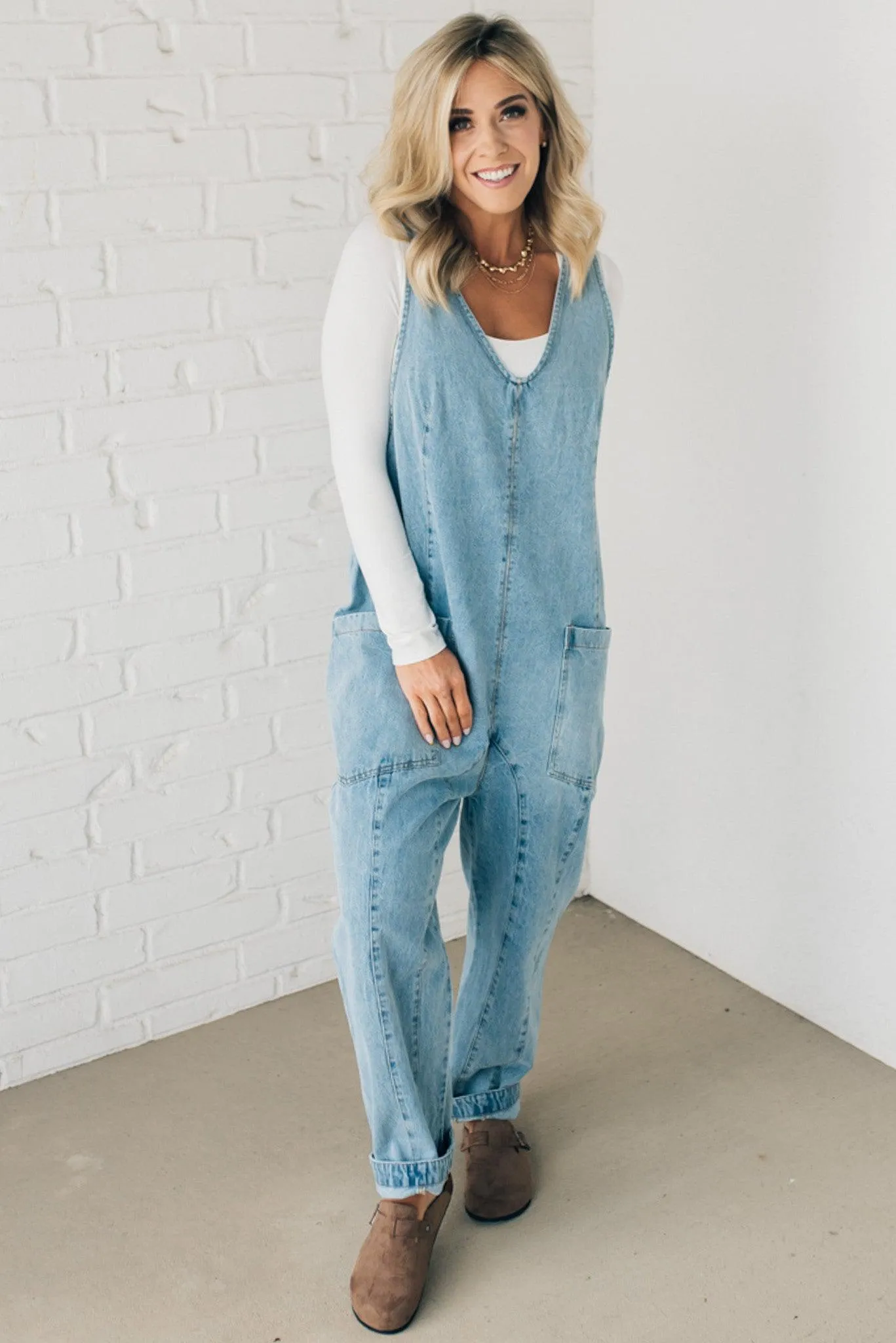 Reese Denim Jumpsuit