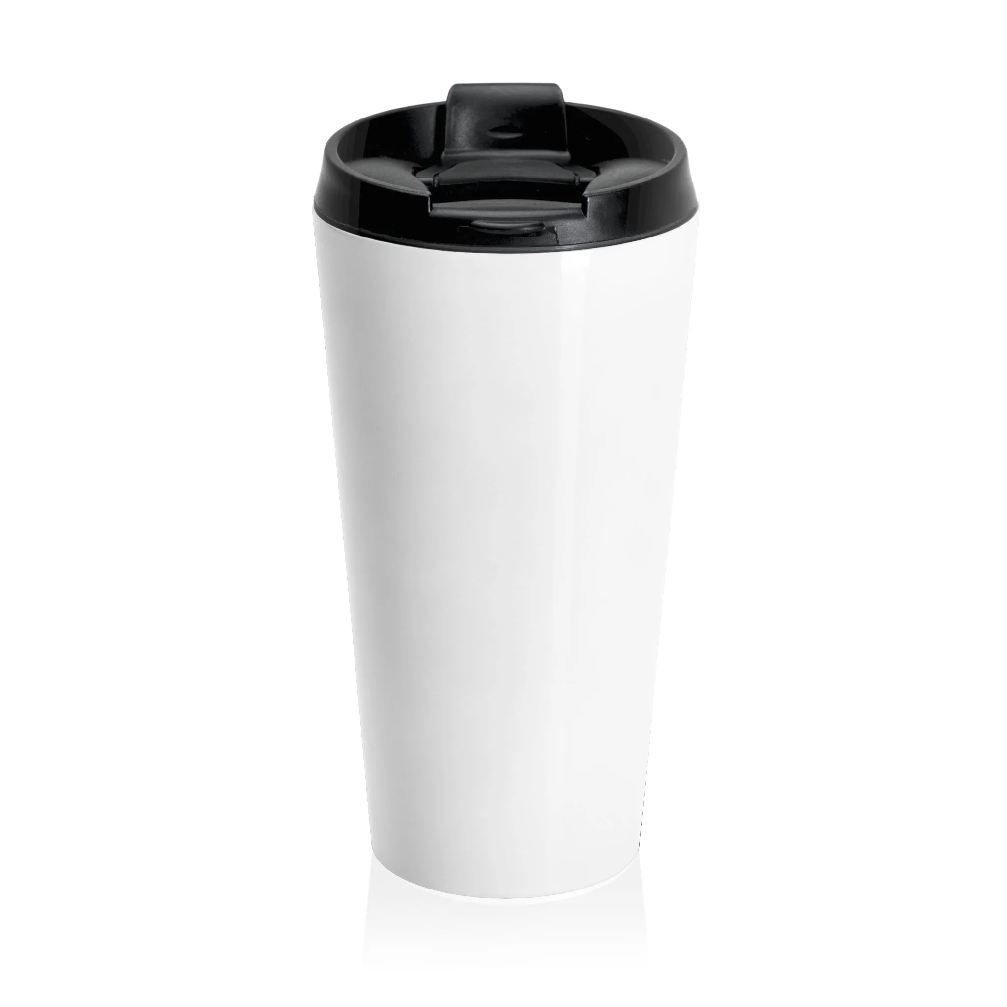 Stainless Steel Travel Tumbler: Cup of positivitea