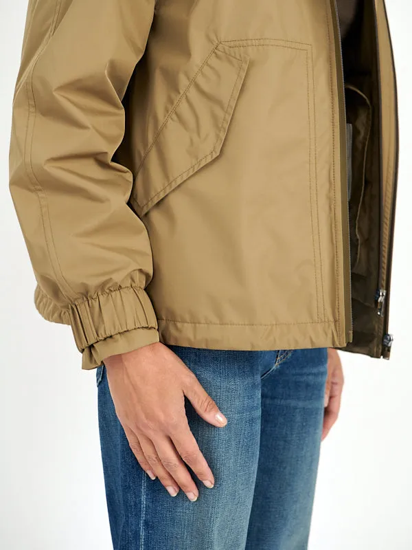 Technical Short Jacket in Bambou