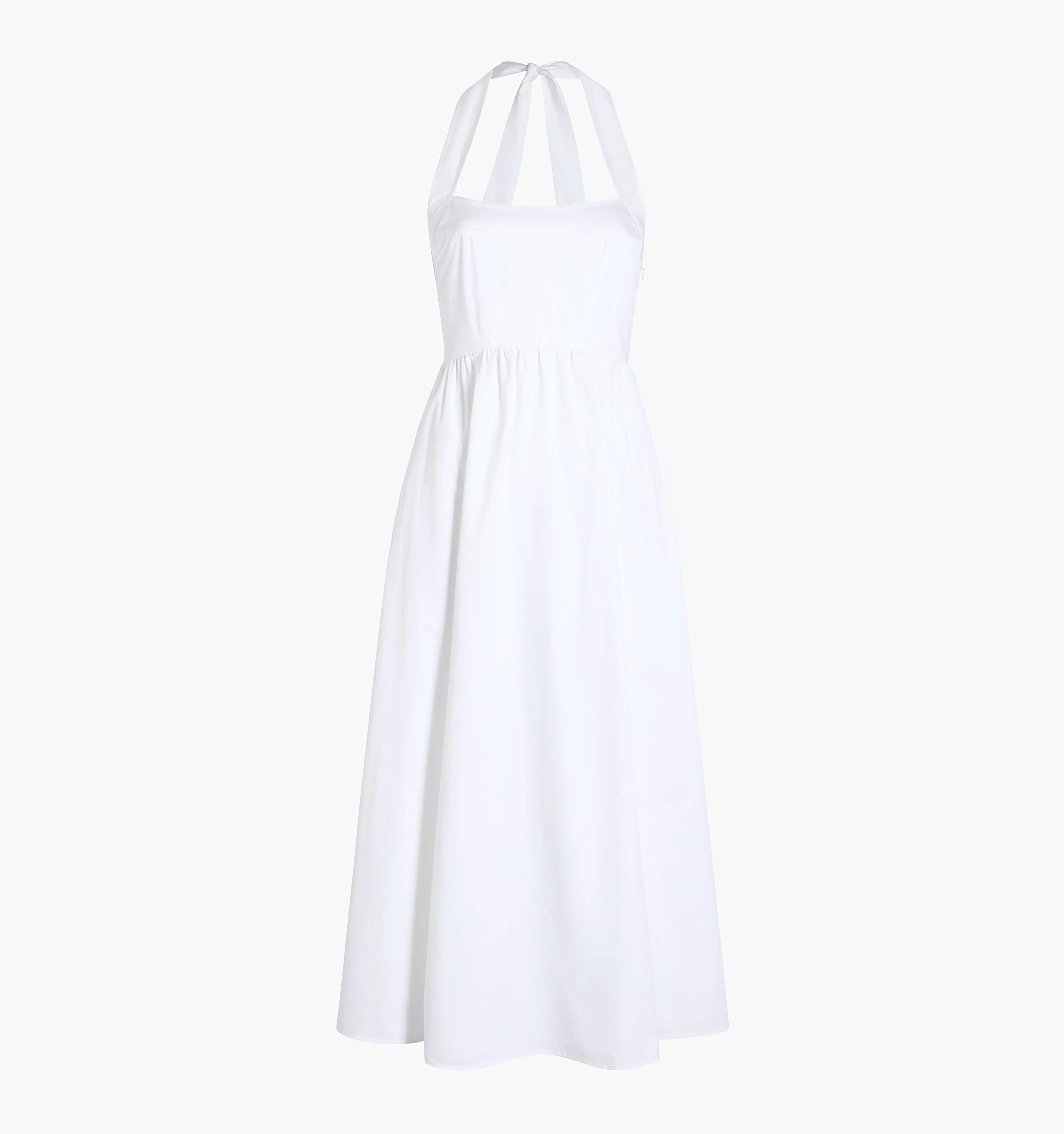 The Fleur Midi Dress - White