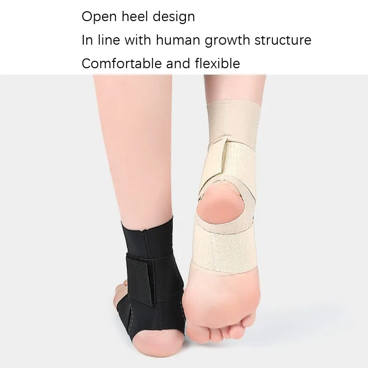 Thin Anti-Slip Dispensing Sports Compression Bandage Ankle Brace, Specification: M(Skin Color)