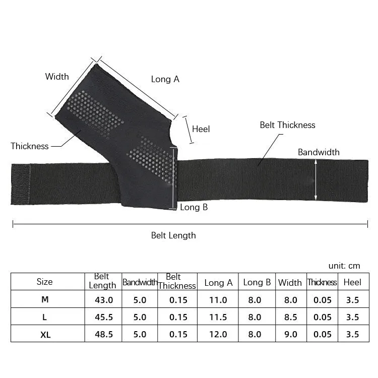 Thin Anti-Slip Dispensing Sports Compression Bandage Ankle Brace, Specification: M(Skin Color)