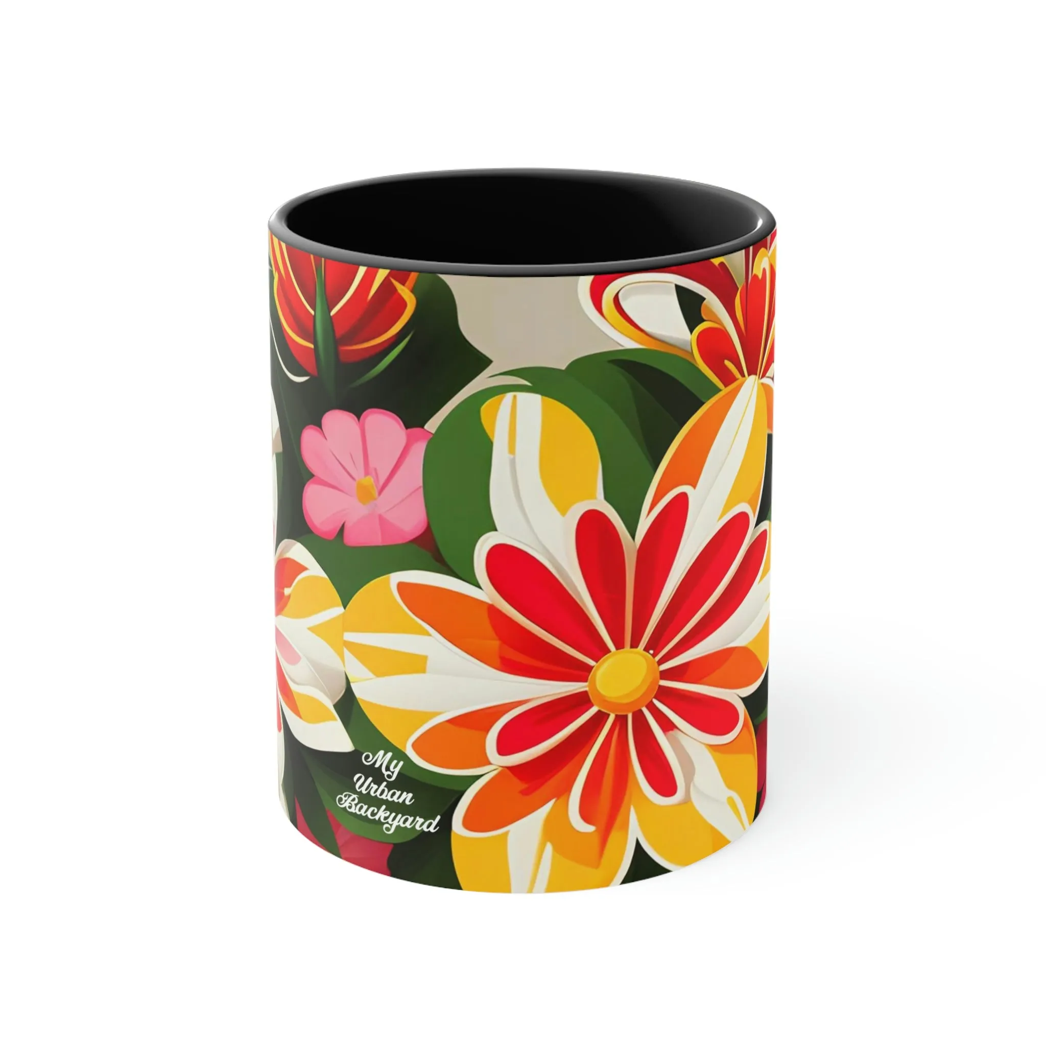 Vibrant Bouquet of Wildflowers, Ceramic Mug - Perfect for Coffee, Tea, and More!