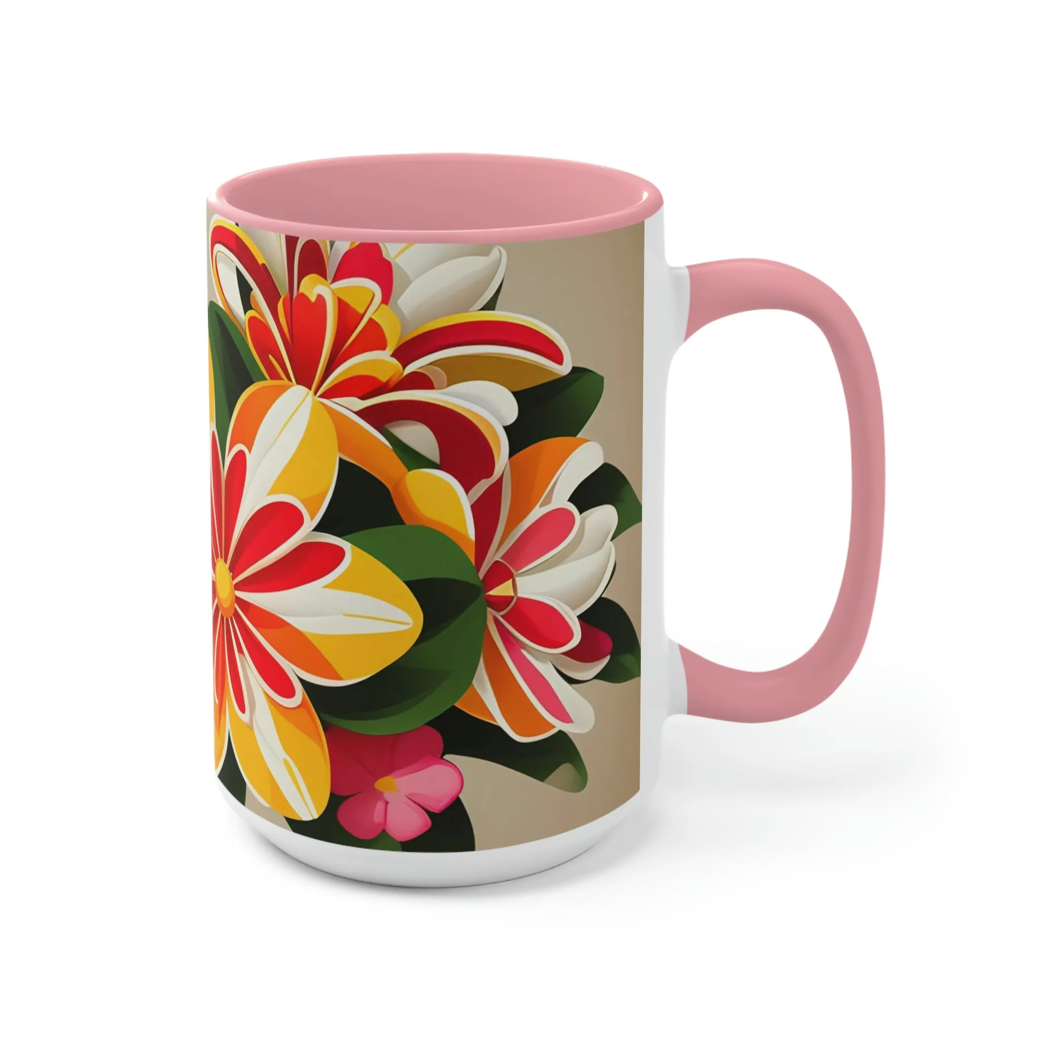 Vibrant Bouquet of Wildflowers, Ceramic Mug - Perfect for Coffee, Tea, and More!