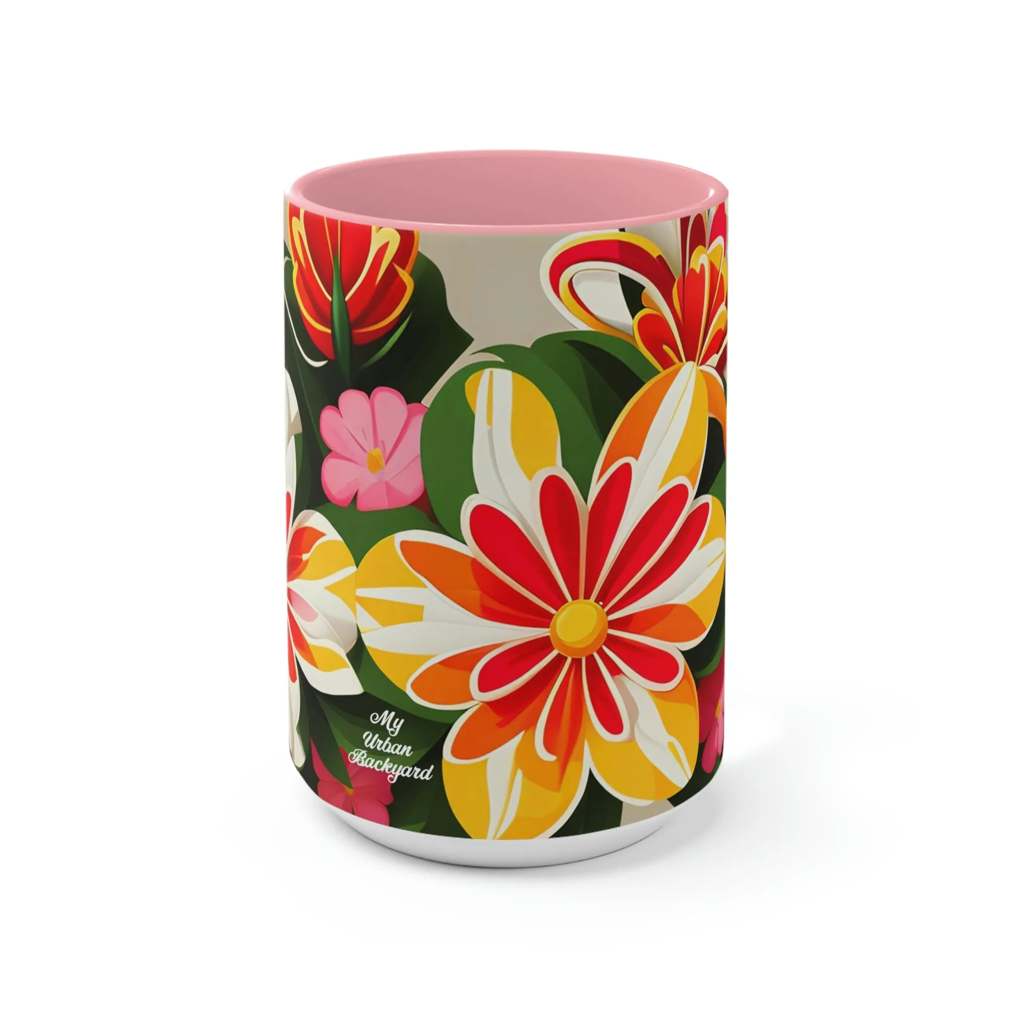 Vibrant Bouquet of Wildflowers, Ceramic Mug - Perfect for Coffee, Tea, and More!