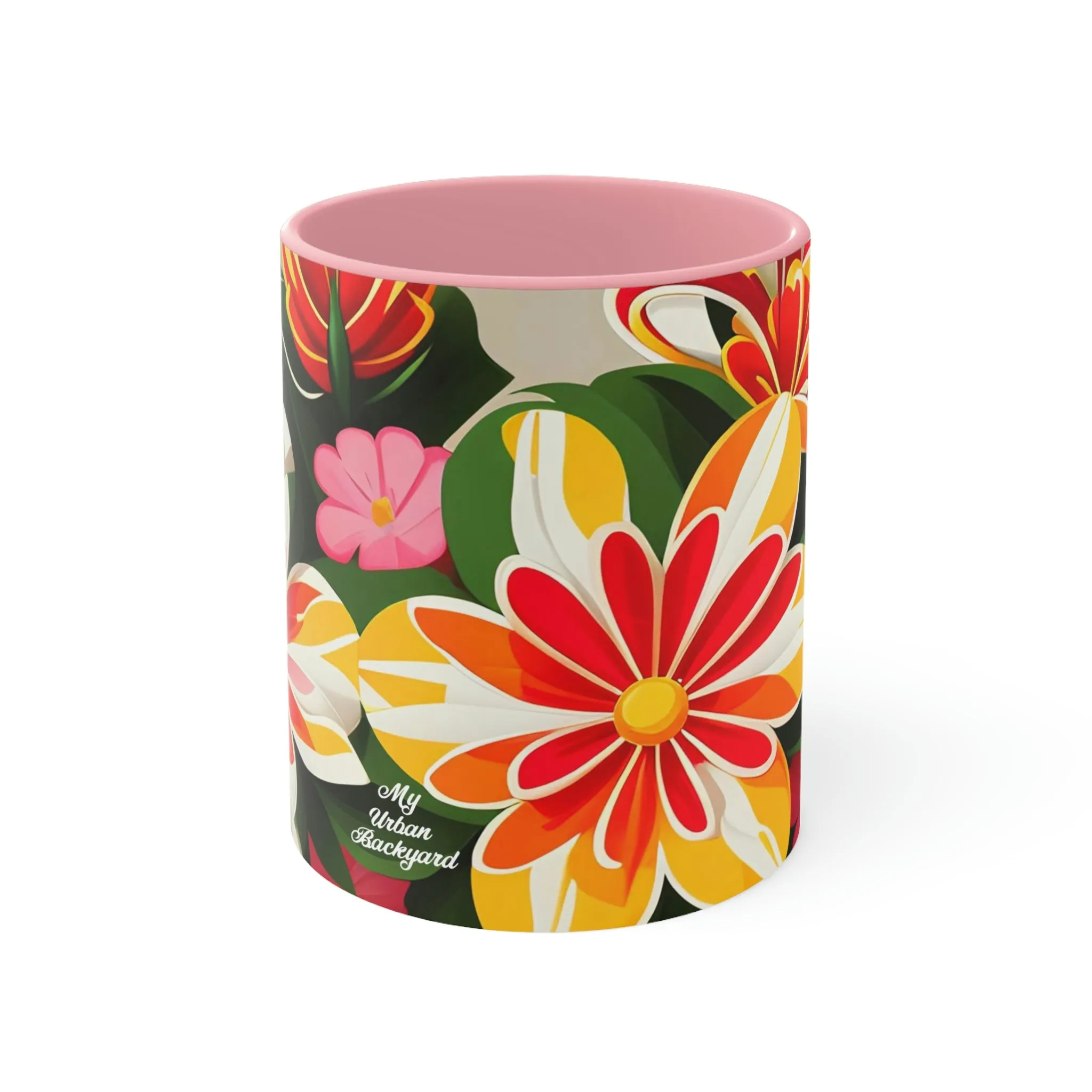 Vibrant Bouquet of Wildflowers, Ceramic Mug - Perfect for Coffee, Tea, and More!