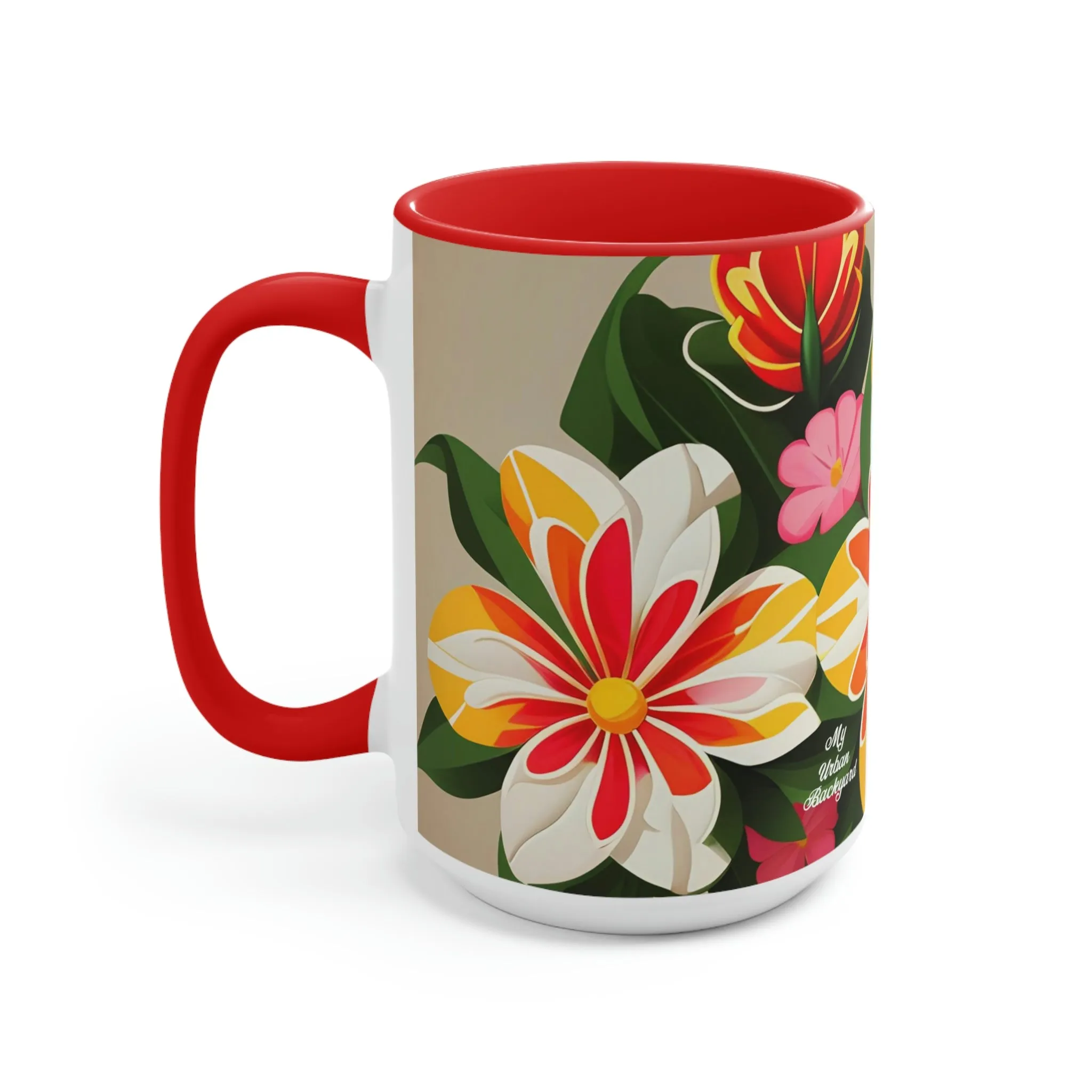 Vibrant Bouquet of Wildflowers, Ceramic Mug - Perfect for Coffee, Tea, and More!