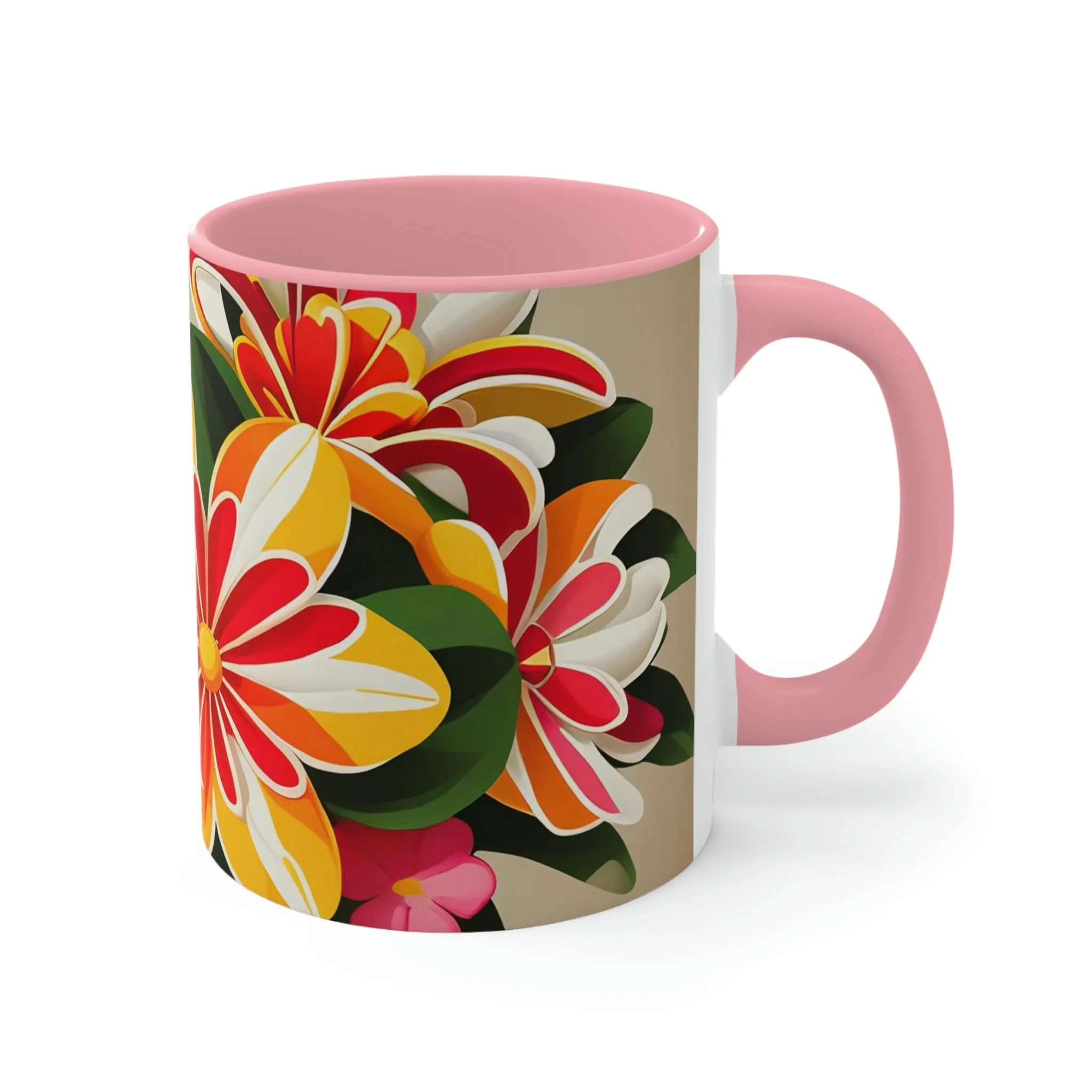 Vibrant Bouquet of Wildflowers, Ceramic Mug - Perfect for Coffee, Tea, and More!