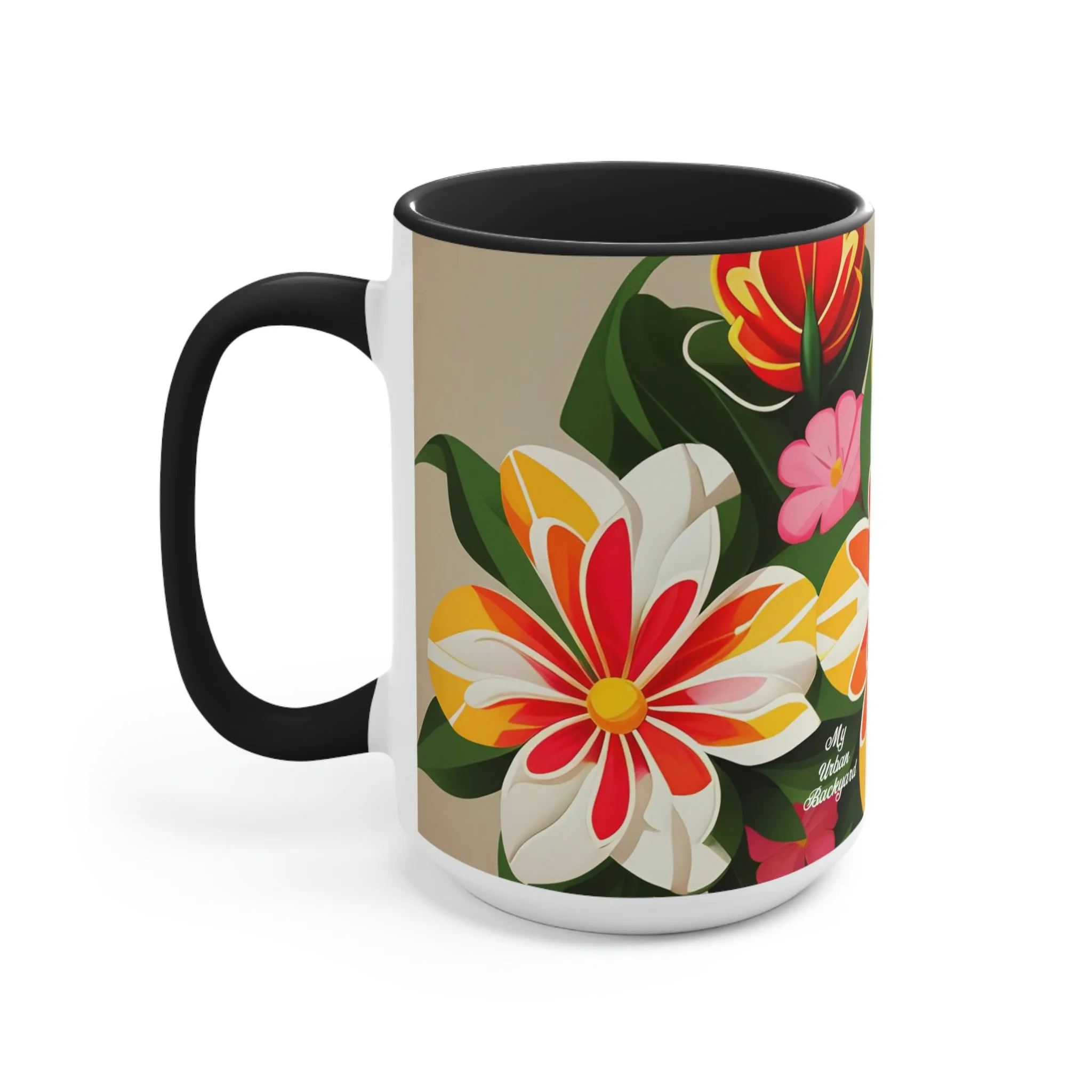 Vibrant Bouquet of Wildflowers, Ceramic Mug - Perfect for Coffee, Tea, and More!