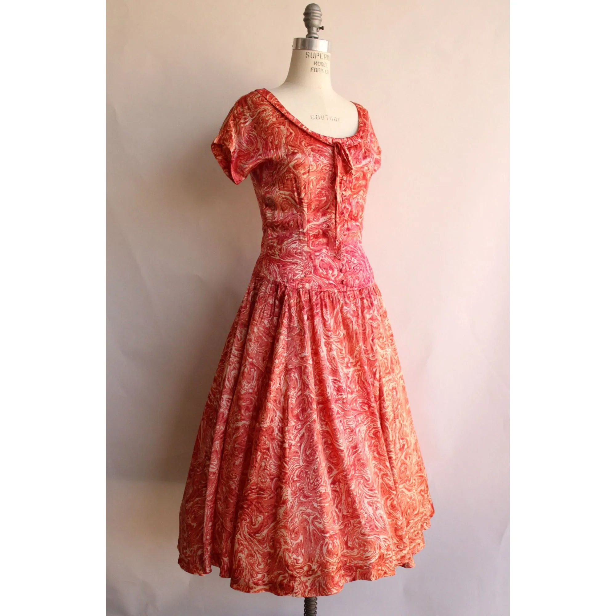 Vintage 1950s Jerry Gilden Spectator Fit and Flare Dress