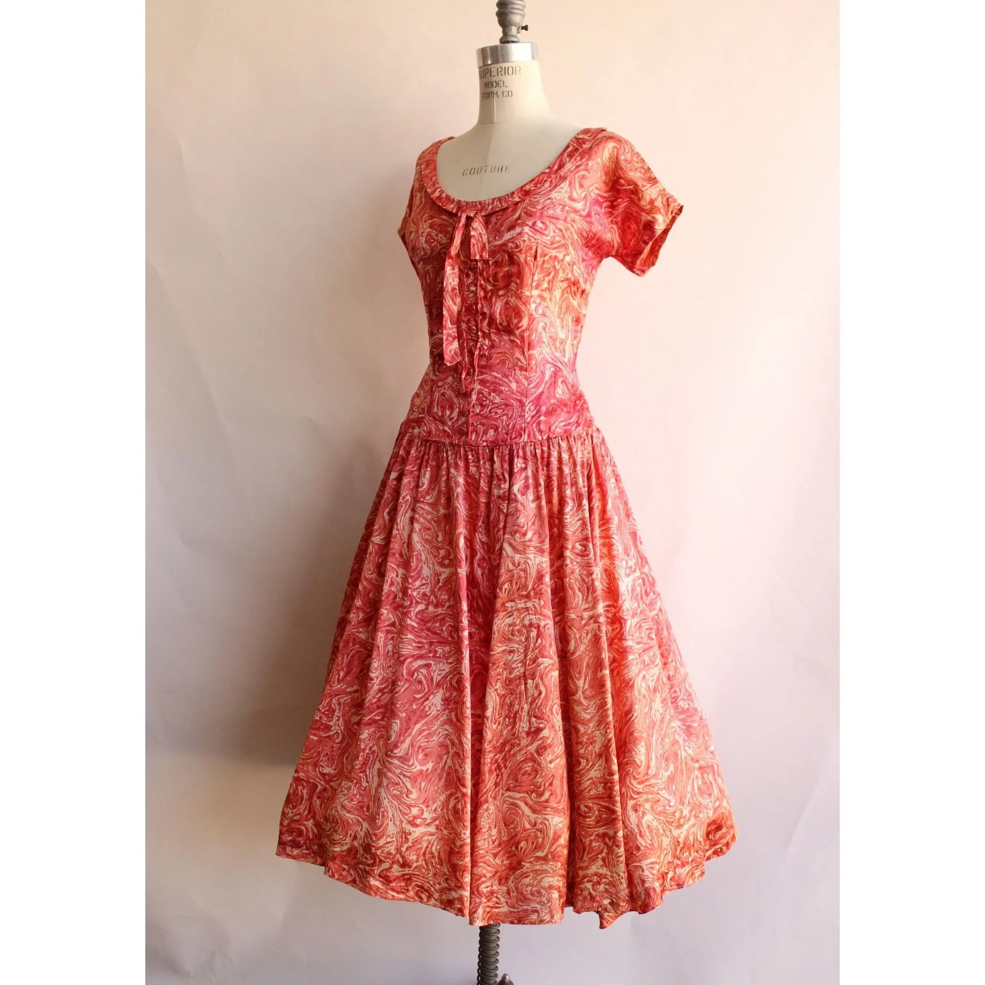 Vintage 1950s Jerry Gilden Spectator Fit and Flare Dress