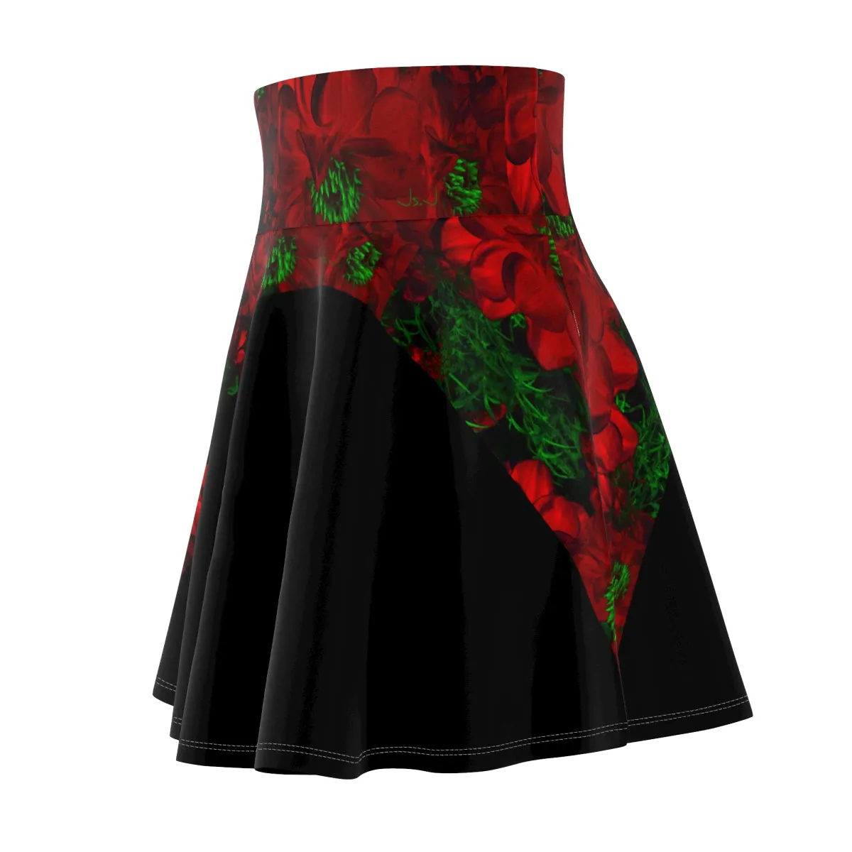 Women's Skater Skirt FLOWERS FOREVER